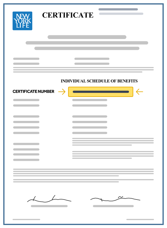 Certificate sample